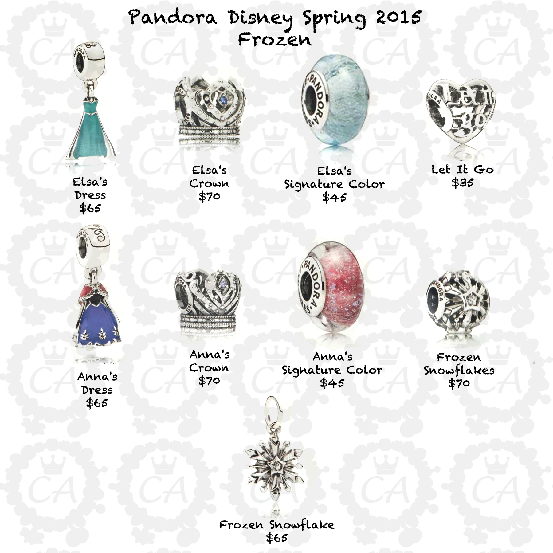 pandora-disney-spring-2015-frozen-prices